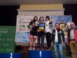 Ángela Sánchez subió al podio en la Categoría Élite Femenina