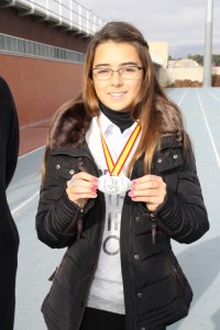 Estela fue 4ª en el Campeonato de España. 