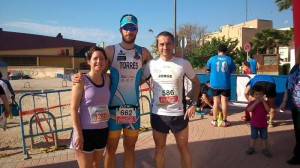 Jorge y Alberto participaron en la prueba de 10 km, mientras que Raquel Torres lo hizo en la de 5 km.