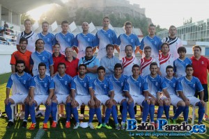 Antes del partido, foto oficial de la U.D.Almansa 2014-2015