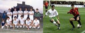 Imágenes de los últimos partidos que ambos equipos jugaron en Almansa.
