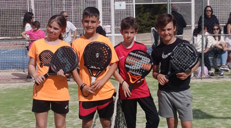Mini Torneo de Menores organizado por la Escuela de Pádel Leticia Sánchez